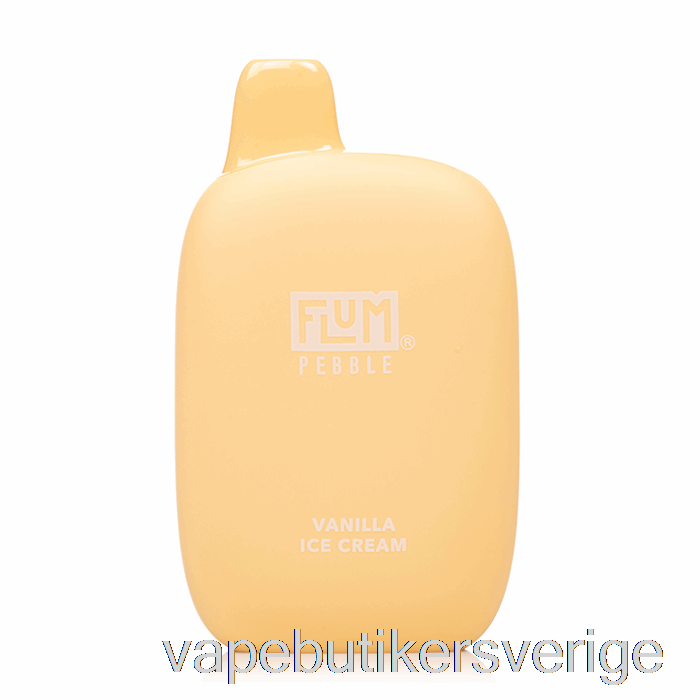 Vape Sverige Flum Pebble 6000 Engångsvaniljglass